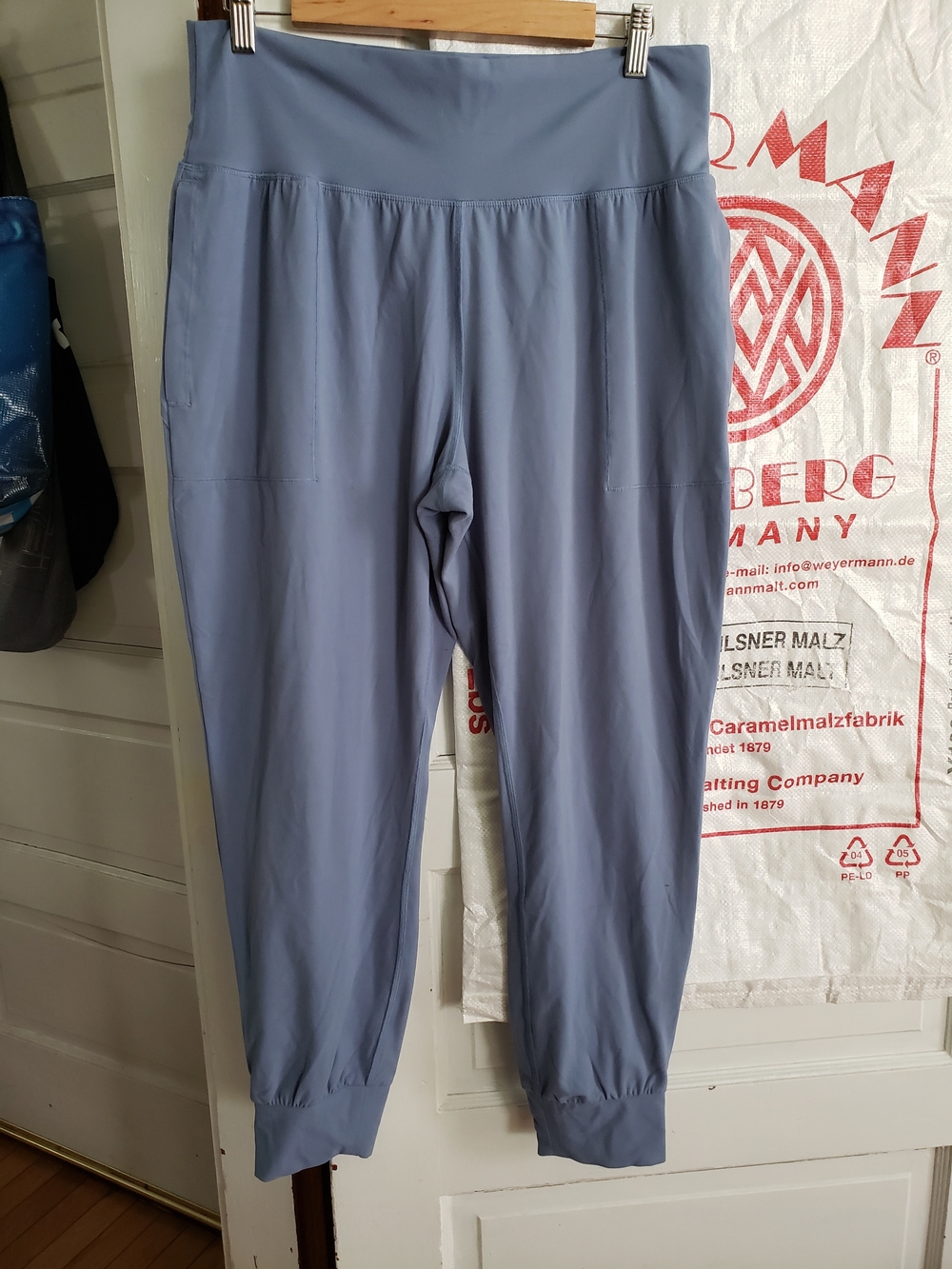 Athleta Blue Salutation Joggers
